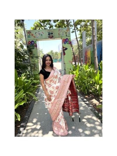 Mahabir Pasminaa Jekard sarees