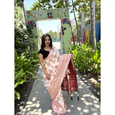 Mahabir Pasminaa Jekard sarees